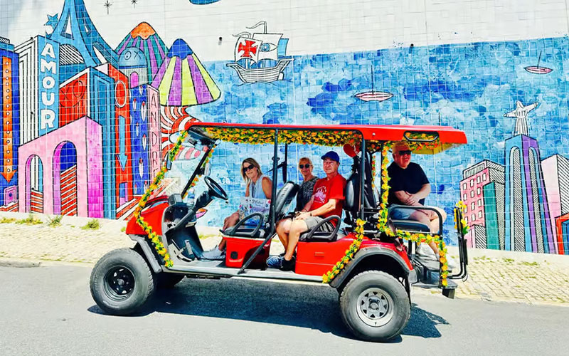 Your friendly guide will drive you 