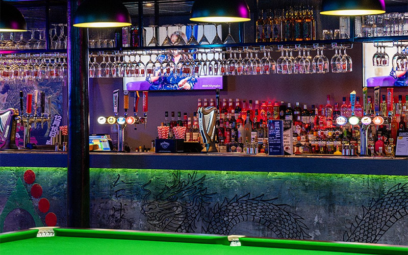 Get a round of shots included 