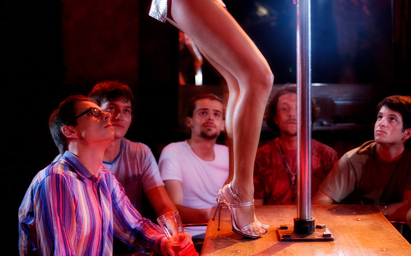 There are stage shows put on here 