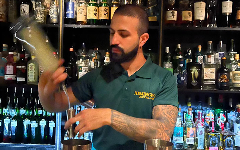 A professional bartender will lead the class 