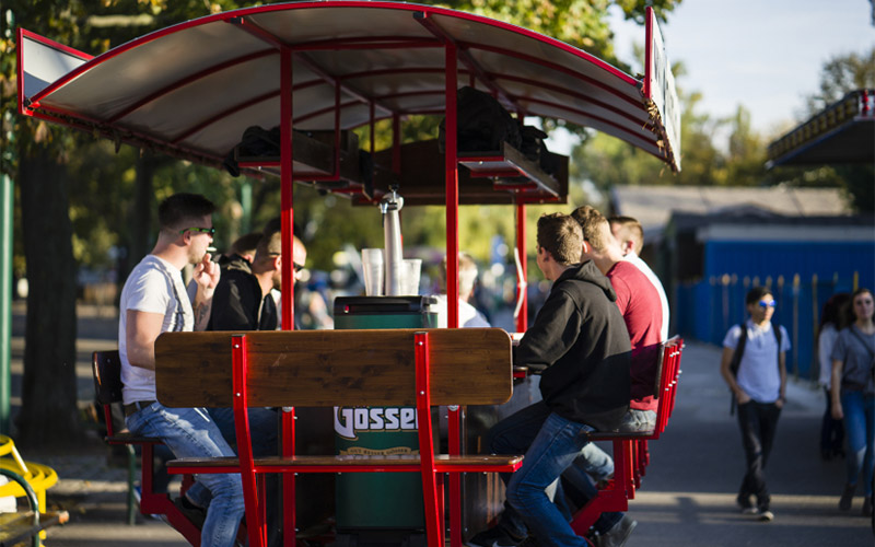 Explore Berlin by beer bike 