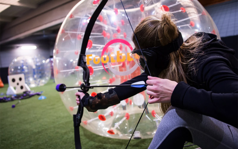 Duck and dodge whilst firing at your mates 