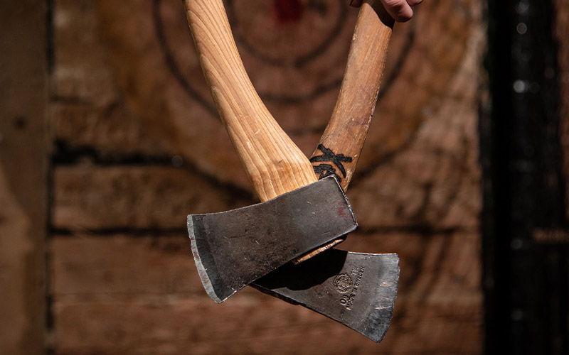 Get a handle on axe throwing 