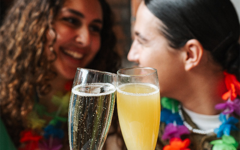 Toast the hen or stag 