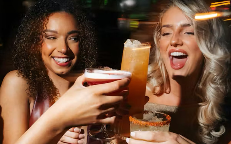 Enjoy a welcome drink 