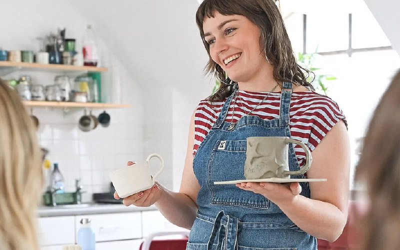 Learn to make either a mug, vase or planter