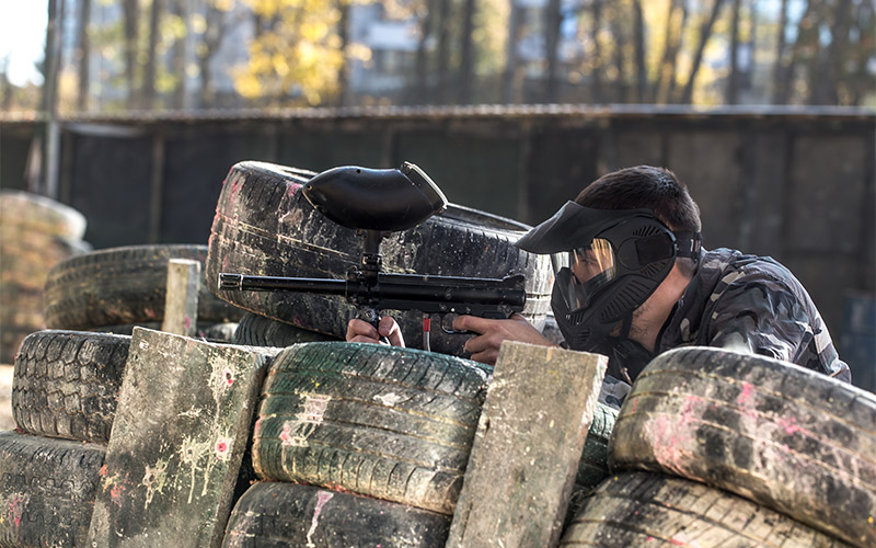 Get 200 paintballs included 