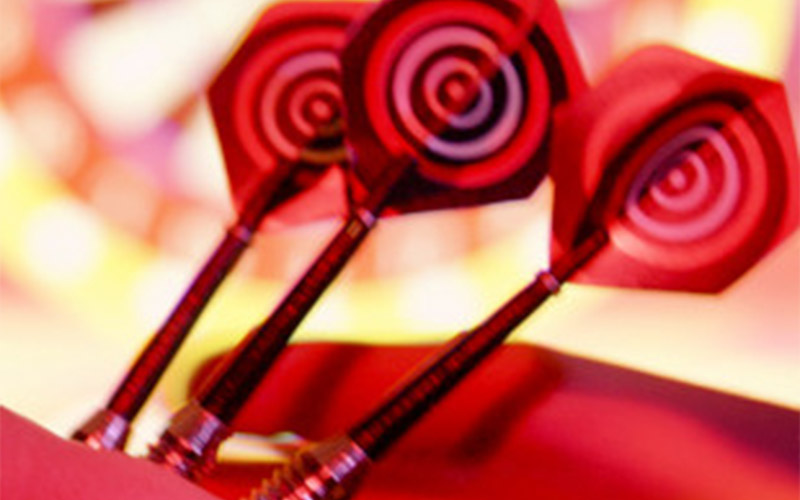 Play interactive darts where the board does the maths 