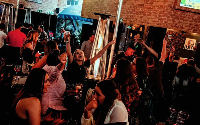 Enjoy live music from 5pm 