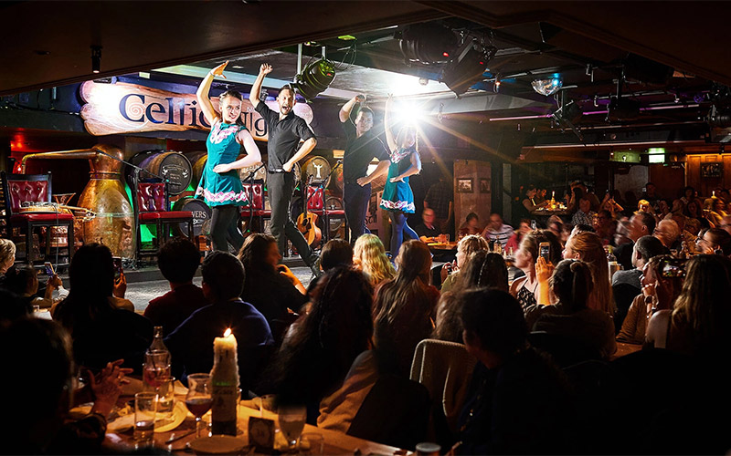 Expect lively Irish music 