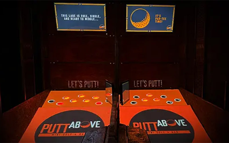 You can do e-golf here too (but not included in this package)