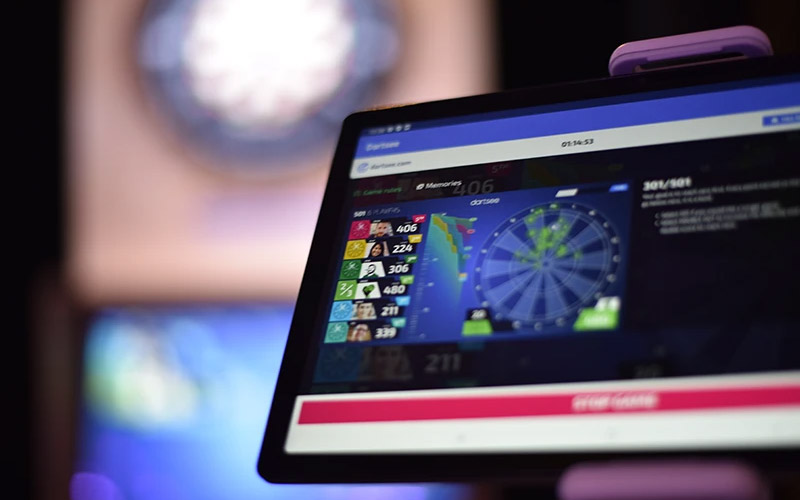 Enjoy 2 hours of interactive darts
