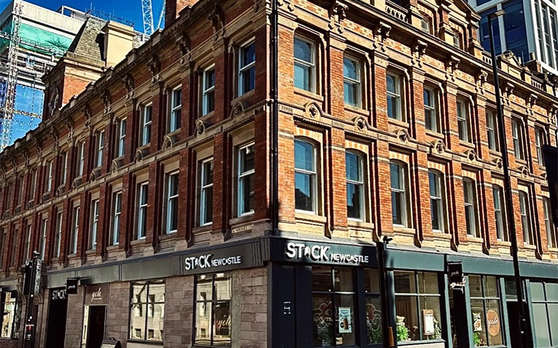  The exterior of STACK on Pilgrim Street 