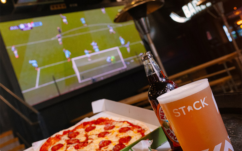 STACK often shows live sports 