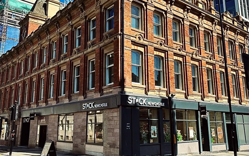 The exterior of STACK on Pilgrim Street 