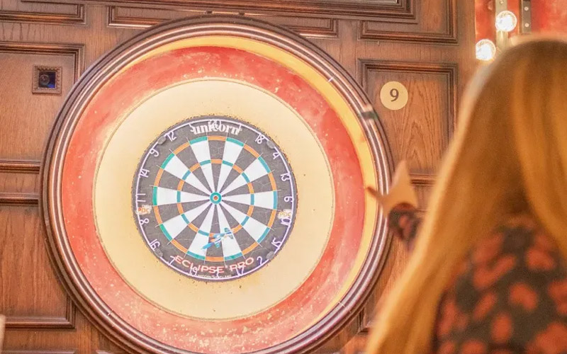 Do 2 hours of darts 