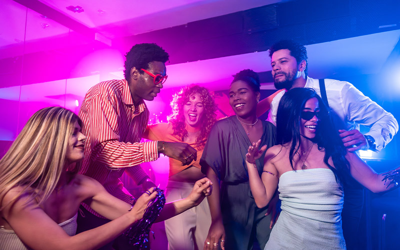 Visit three funky bars 