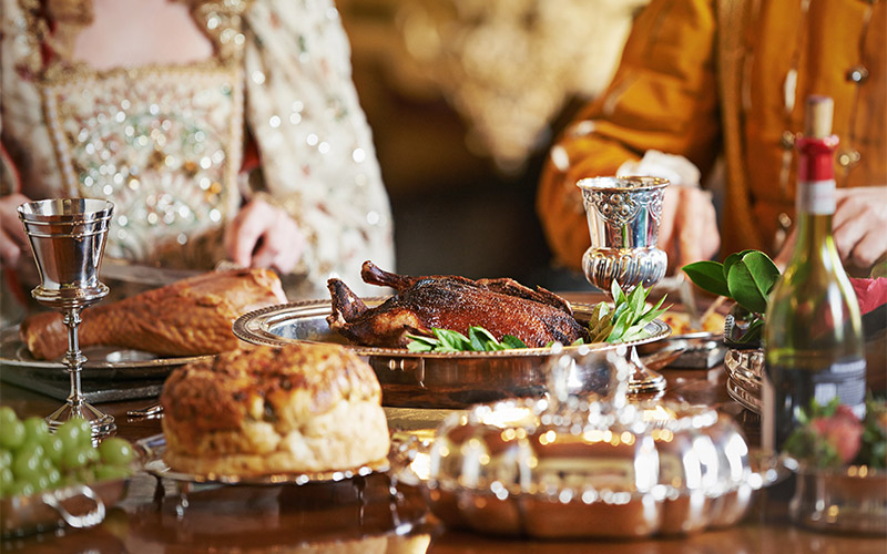 Dine like kings and queens 