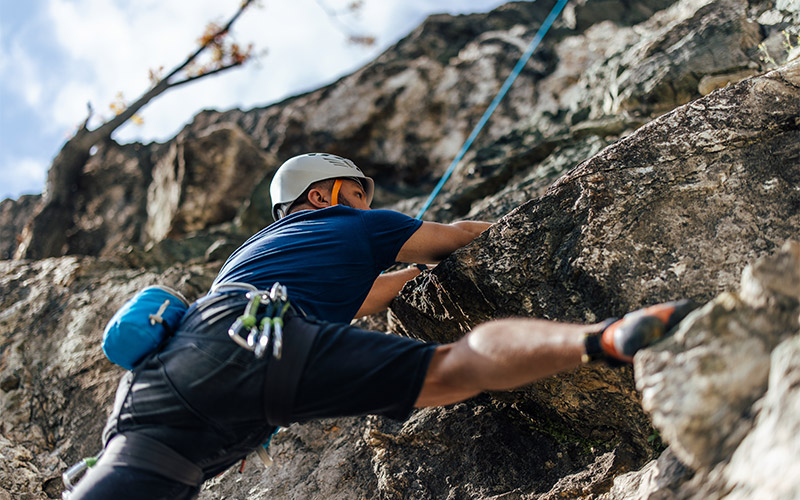 Enjoy two hours of climbing 