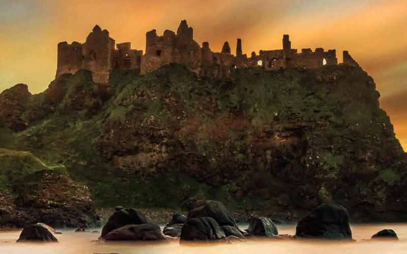 An ancient castle in Belfast