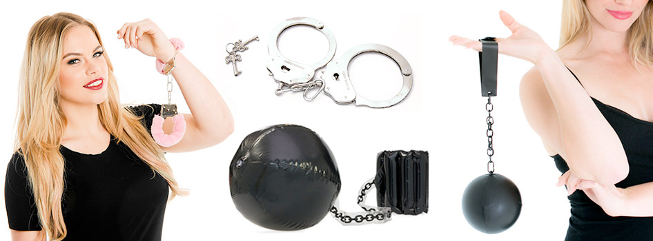 Handcuffs, ball and chains and more.