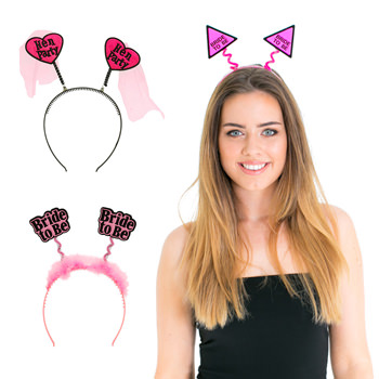 Four examples of the head boppers which we have available.