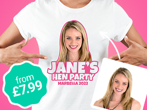 Hen do t-shirts from £5.99