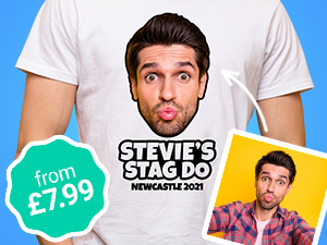 Stag do t-shirts from £5.99