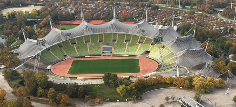 The football ground in Munich