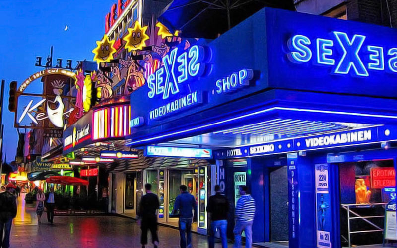 A sex shop in Hamburg