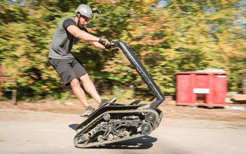 A man on a DTV Shredder