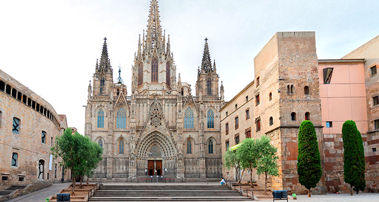 A view of the Gothic Quarter