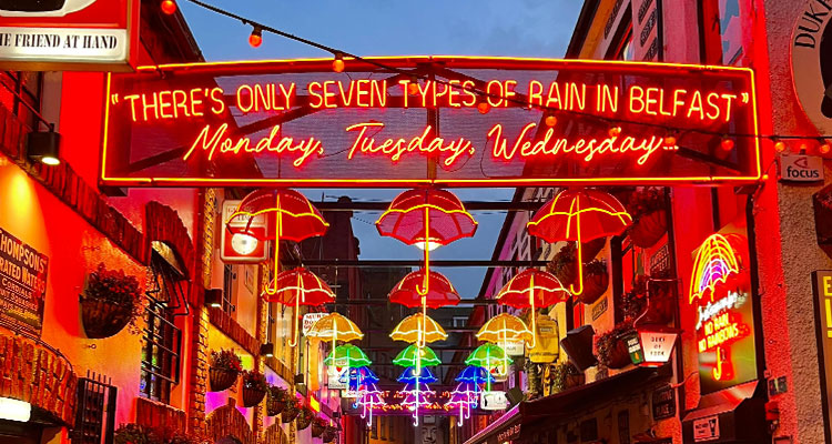 Cathedral Quarter in Belfast
