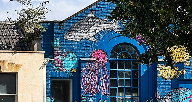 Stokes Croft in Bristol