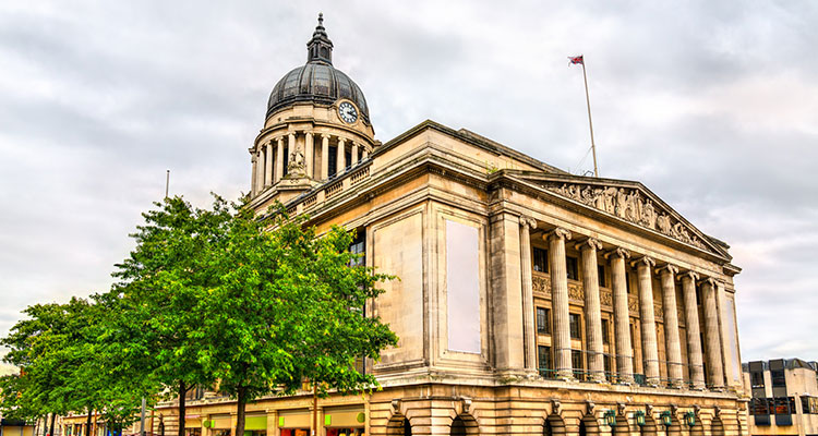Old Market Square in Nottingham