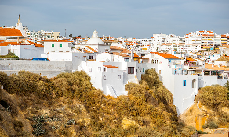 A skyline view of Albufeira
