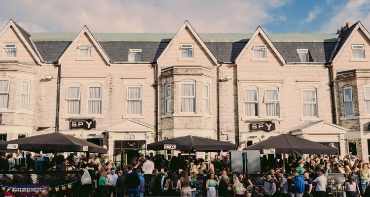 The exterior of Spy Bar, Jesmond