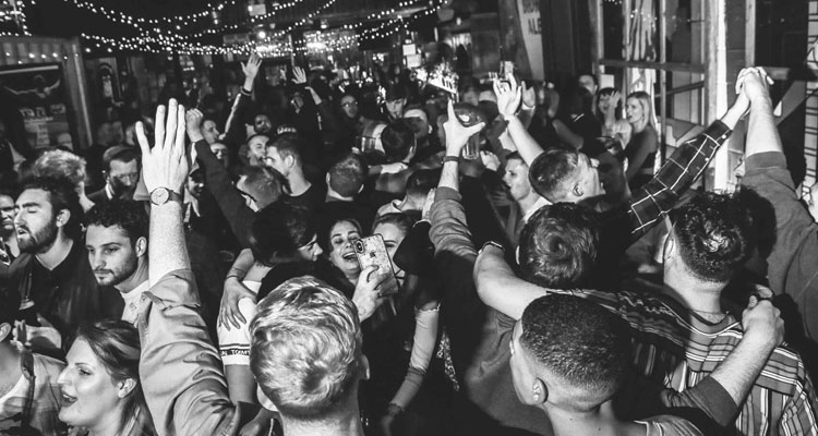 People on the dance floor at Filthy