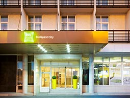 The exterior of Ibis Styles Budapest City