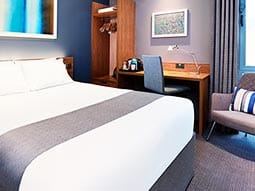 A double room in Travelodge Bath