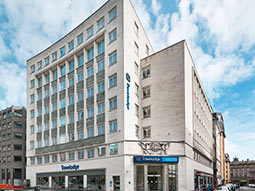 The exterior of Travelodge Liverpool Central Exchange Street