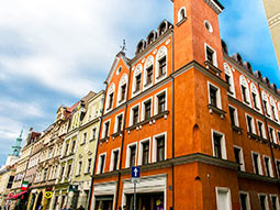 The exterior of Palazzo Rosso Boutique Hotel