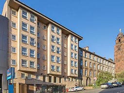 The exterior of Travelodge Glasgow Central