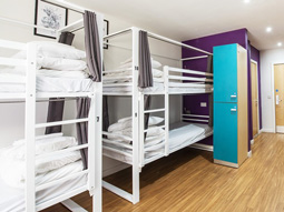 6 bed dorm at a&o Edinburgh City.