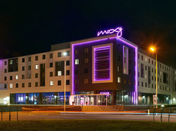 The exterior of Moxy Edinburgh