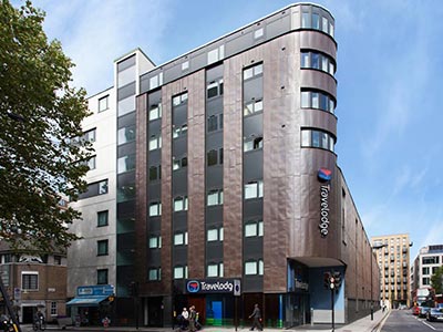 The exterior of Travelodge London Central Euston 