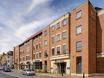 The exterior of Travelodge York Central Micklegate