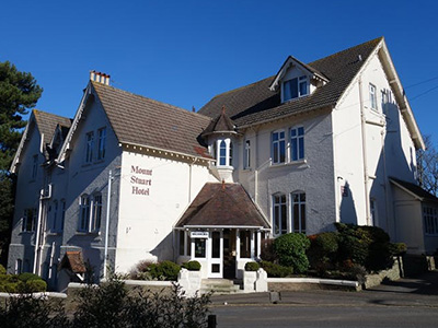 The exterior of Mount Stuart Hotel