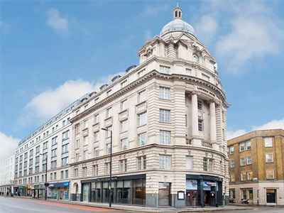 The exterior of Travelodge London Central City Road 