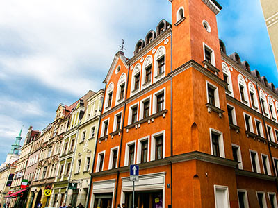 The exterior of Palazzo Rosso Boutique Hotel